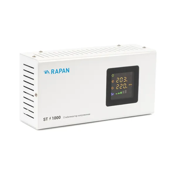 Стабилизатор RAPAN ST-1000 сетевого напряжения, 1000ВА, Uвх. 100-260 В