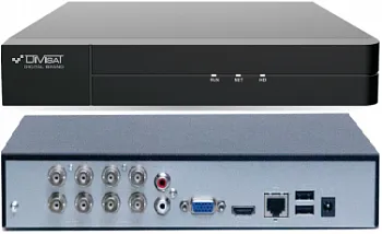 Видеорегистратор гибирдный AHD Davisat DVR-8912P