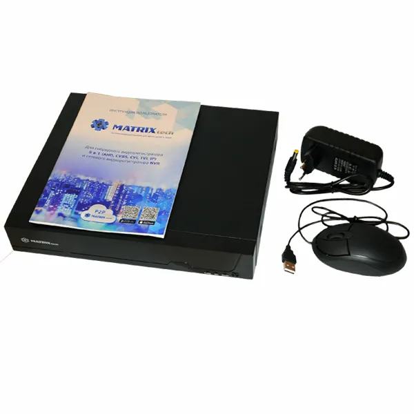 Видеорегистратор IP MATRIXtech M-10IP4K-B H.265