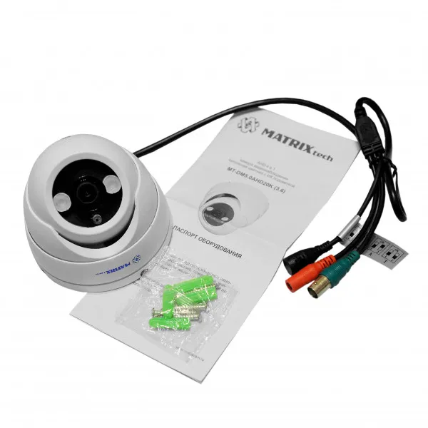 Видеокамера AHD MATRIXtech MT-DM5.0AHD20K (3,6mm)